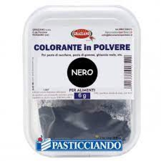 Colorante in polvere nero Graziano