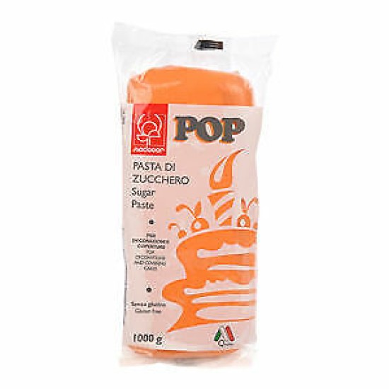 Pasta da zucchero Pop arancione Modecor