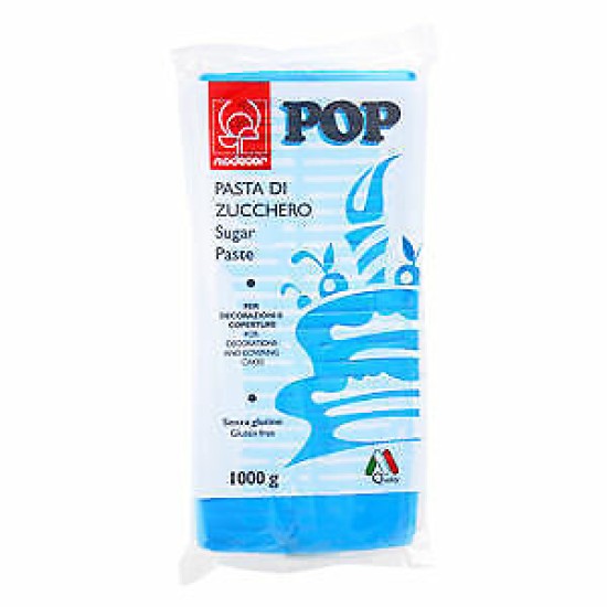 Pasta da zucchero Pop blu Modecor